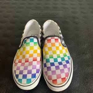 rainbow vans slightly used